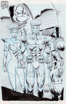 Rob Liefeld | Youngblood 1 Cover - Nycc Variant | Panel Page Art