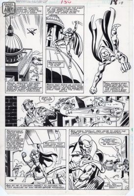 Sal Buscema | Marvel Team Up 130 Page 14 | Panel Page Art