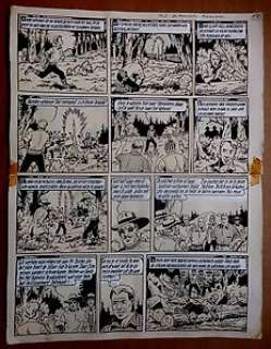 Wirel (Vandersteen, Willy / Verschuere, Karel) - Originele pagina - Bessy nr 9 - Het gevaarlijke konvooi p.22 - (1955) | Catawiki