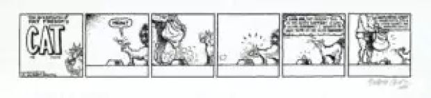 Gilbert Shelton | Freak Brothers – Fat Freddy’s cat – Strip 194 | La Galerie de la Bande Dessinée