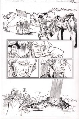 Jay Leisten | Marvel 1776 #1 P.2 - George Washington - Signed - 2025 | Anthony’s Comic Book Art