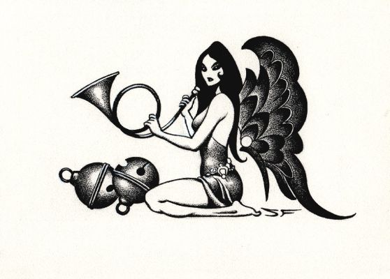 Stephen Fabian | Weird Tales -Science Fiction Book Illustration with Sexy Nymph (1988) | Romitaman