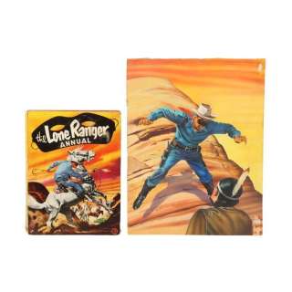Original Hand-Painted Artwork and Comic Book / THE LONE RANGER (TV SERIES, 1949-1957) | Propstore