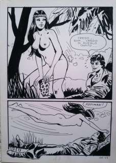 Manara, Milo - original plate "Jolanda de Almaviva" no. 26 (1971) | Catawiki