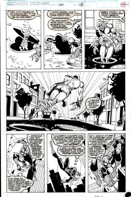 Sal Buscema | Spectacular Spider-Man #201 P 18 (Great Page with Carrion & Spider-Man Throughout! Maximum Carnage Storyline!) 1993 | Romitaman