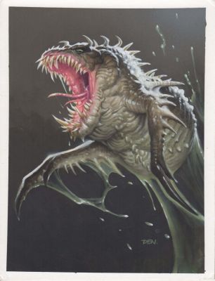 Den Beauvais | Slackback Chak Guardians Tcg Fantasy Card Game | TDArt