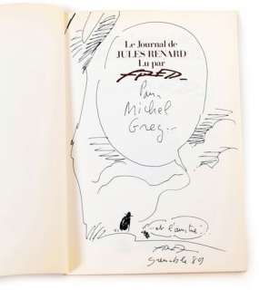 Fred | Roman BD Flammarion Le journal de Jules Renard lu... | Cornette de St Cyr