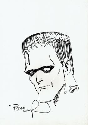 Bernie Wrightson | Frankenstein’s Monster Pinup (Signed) | Romitaman