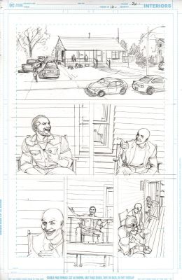 Juan Ferreyra | Absolute Superman Issue 16 Page 20 Pencils | ComiConArt