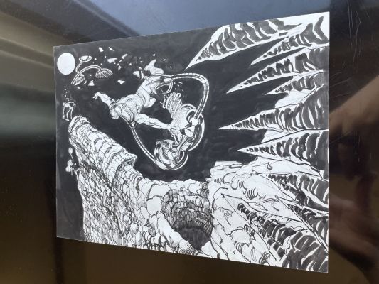 Art Nichols | Magnus Robot Fighter Commission | Anthony’s Comic Book Art