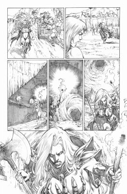 Diego Bernard | Lady Death: Diabolical Harvest Issue 22 Page 16 | ComiConArt