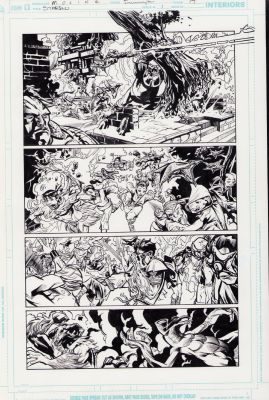 Karl Moline | Starro #1 Pg.17 - Interior Page - 2005 | Anthony’s Comic Book Art