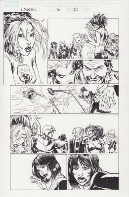 Karl Moline | Loners #6 Pg.20 - Interior Page - 2007 | Anthony’s Comic Book Art