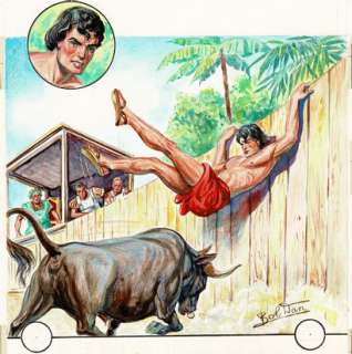 Bob Dan | Tarou, couverture originale Ã  la gouache ainsi que les 15… | Septimus