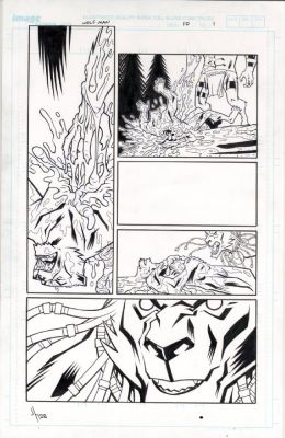 Jason Howard | Astounding Wolfman Issue 10 Page 01 | Splash Page