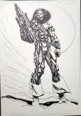 Marvel Card Art: Overpower Full Size X-Men’s Forge | Cool Lines Art