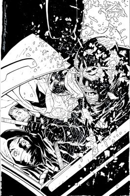 Sean Izaakse | Moon Knight: Fist of Khonshu #13 Cover (Awesome Moon Knight Battles 3 Ninjas!) 2025 | Romitaman