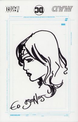 Ed Benes | Wonder Woman Ink Commission - Signed | Anthony’s Comic Book Art