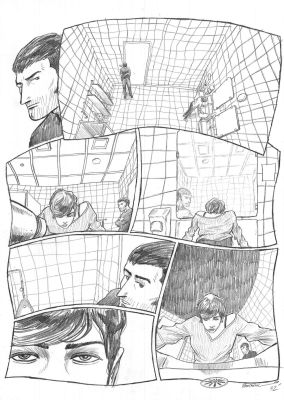 Pontarolo Frédéric | Planche Originale 32 de Impact au crayon sur papier | Galerie Napoléon