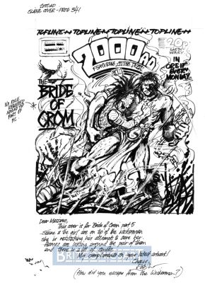 Robin Smith | 2000Ad Prog 341 Cover Prelim Slaine By Robin Smith Issue 341 Page 0 | BritComicsArt