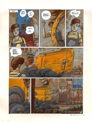 Pontarolo Frédéric | Planche Originale 30 de Naciré et les machines Tome 1 par Frédéric Pontarolo | Galerie Napoléon