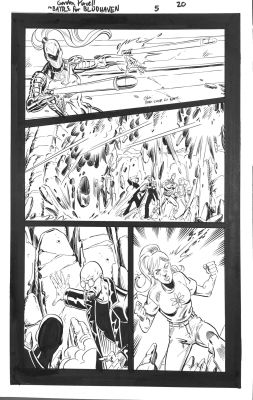 Battle For Bludhaven #5, pg 20 Gordon Purcell & Jimmy Palmiotti – Original Art | PaperFilms