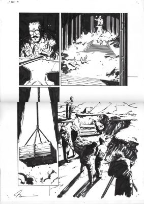 Jacob Phillips | The Peril of the Brutal Dark: an Ezra Cain Mystery Issue 01 Page 07 | Splash Page