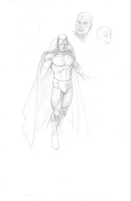 Paolo Rivera | Marvel (2020) Vision Character Design Issue 02 Page Character Design | Splash Page