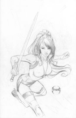Joe Benitez | Executive Assistant Iris V2 1 Cover - Aspen Comics | TDArt