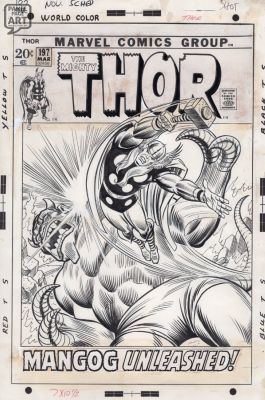 John Romita Sr - Thor 197 Cover