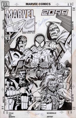 Paul Ryan - Marvel Age 117 Cover