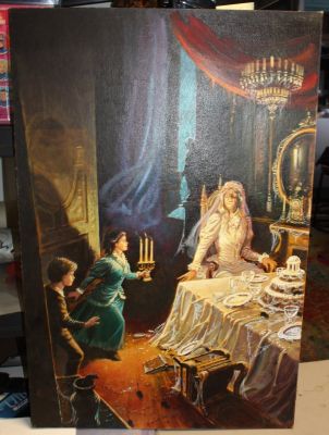 Luis Dominguez - Saddleback Books Great Expectations Painted Cover Art on Board - 2007