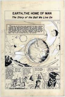 226: Cameron Simon Picture Stories Science #4 orig art | Russ Cochran