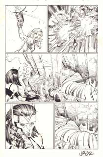 John Romita Jr., Scott Hanna - Captain America #9 P.19 - Sharon Carter, Arnim Zola, And Jet Black - 2013