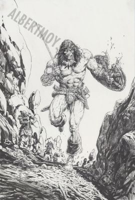 Liam Sharp | Savage Sword of Conan Issue 11 Page 1 | Albert Moy