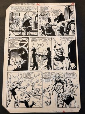 Spectacular Spider-Man V.1. #66 May ‘82 Ed Hannigan Jim Mooney Original Art p.21 | eBay US