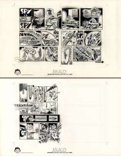 Peter Kuper - spy vs spy - mad magazine issue 370