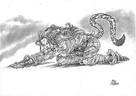 Ratera, Mike - Original drawing - Miramaze - Kabur 