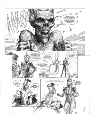 Beltran Fred | Planche originale 24 de Megalex | Galerie Napoléon