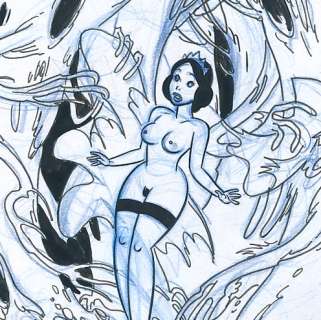 Matena, Dick - original page (p. 9) - race radio Parody series Red-Snow White-(1994) | Catawiki