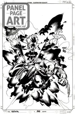 Leinil Yu | Wolverine 140 Cover | Panel Page Art