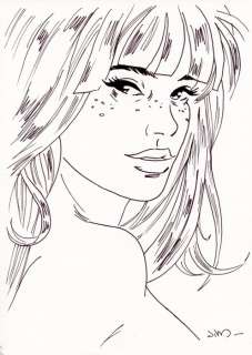 Jim (Terrasson, Thierry) - Original drawing - Marie - One night in Rome | Catawiki