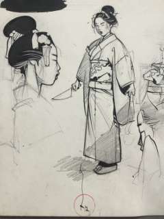 Michetz - Dessin original - Kogaratsu - Personnage féminin | Catawiki