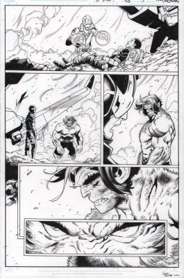 Mark Morales, Tony Daniel | X-Men #33 P.5 - Beast - Signed - 2026 | Anthony’s Comic Book Art