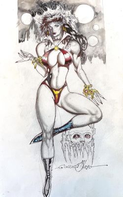 Gonzalo Mayo | Vampirella ** Gonzalo Mayo Gorgeous Add Me To Your Vampirella Collection! | ComicArtFans Classifieds