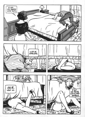Varenne Alex | Planche originale 3 de la série Attention Femmes La Chatte | Galerie Napoléon