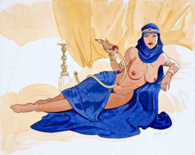 Marini | Gipsy, illustration Ã  l’aquarelle représentant "… | Banque Dessinée