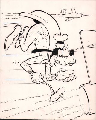 Roger Armstrong - Walt Disney Super Goof #38 Cover Art - 1976