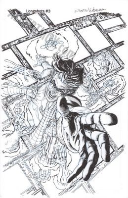 Dustin Weaver | Longshot Issue 3 Page Cover | Albert Moy