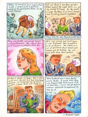 Richard Sala | The Residents - Freak Show (1992) - Herman the Human Mole Page 2 | Scott Eder